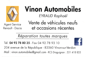 Vinon automobiles 2018
