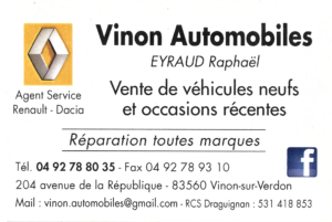Vinon automobiles 2018